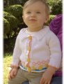 Plymouth Yarn Baby & Children Patterns - 2487 Cleo Baby Duck Fairisle Cardigan Patterns photo