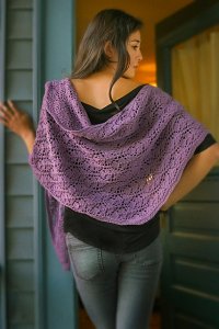 Imperial Yarn Patterns - Rhombus Feather Shawl Pattern