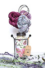 Jimmy Beans Wool Koigu Yarn Bouquets - Linen Stitch Scarf Bouquet - Pink/Purple Kits photo