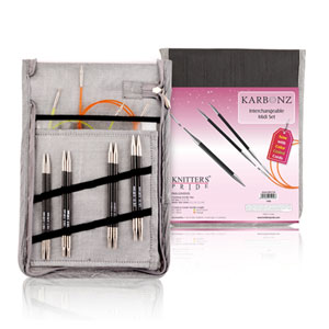 Karbonz Interchangeable Needle Sets - Midi Set by Knitter's Pride