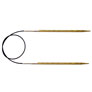 Dreamz Fixed Circular Needles - US 2.5 - 16" Yellow Topaz