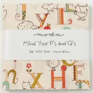 Keiki Mind Your Ps & Qs Precuts Fabric - Charm Pack