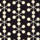 Zen Chic Comma - Asterisks - Black (1511 21) Fabric photo