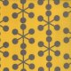 Zen Chic Comma - Asterisks - Mustard (1511 16) Fabric photo