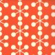 Zen Chic Comma - Asterisks - Tangerine (1511 23) Fabric photo