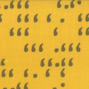 Zen Chic Comma Fabric - Commas - Mustard Slate (1514 16)
