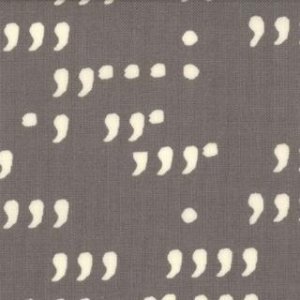 Zen Chic Comma Fabric - Commas - Slate Chalk (1514 18)