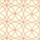 Zen Chic Comma - Swinging - Chalk Tangerine (1513 14) Fabric photo