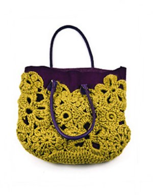 Erika Knight Patterns - Crochet Lace Bag Pattern