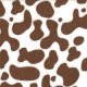 Jenn Ski Oink-A-Doodle-Moo - Cow Hide - Mud Eggshell (30524 31) Fabric photo