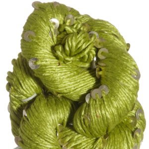 Knit Collage Stargazer Silk & Sequins 2nd Quality Yarn - Short - Chartreuse