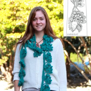 Erika Knight Patterns - Edgy Crochet Scarf Pattern