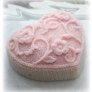 Alsatian Soaps & Bath Products Knitted Heart Soap - Peppermint Accessories photo