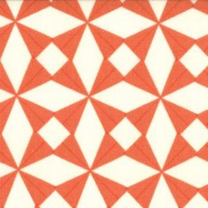 Julie Comstock 2wenty Thr3e Fabric - Fox Trot - Clementine (37057 25)