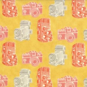 Julie Comstock 2wenty Thr3e Fabric - Kodachrome - Mustard (37054 14)
