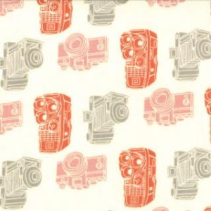 Julie Comstock 2wenty Thr3e Fabric - Kodachrome - Parchment (37054 11)