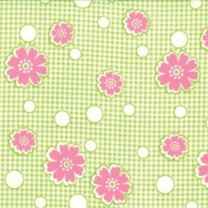 Mary Jane Glamping Fabric - Off the Grid - Spring Green (11606 13)