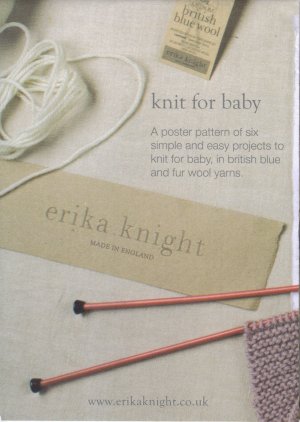 Erika Knight Patterns - Poster Pattern #2: Knit For Baby Pattern