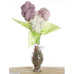 Jimmy Beans Wool Koigu Yarn Bouquets - Malabrigo Uno Dos Tres Bouquet - Pinks