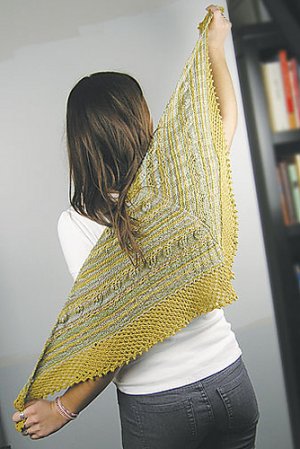 Knit One, Crochet Too Patterns - Vintage Colors Shawlette Pattern