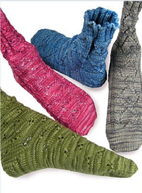 Knit One, Crochet Too Patterns - Texas Hold'em Socks Pattern