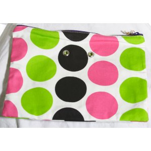 Top Shelf Totes Yarn Pop - Double - Black & Pink Dots