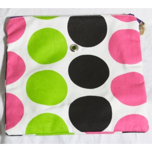 Top Shelf Totes Yarn Pop - Single - Black & Pink Dots