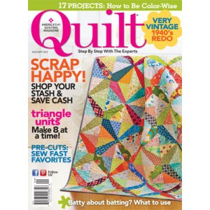 Quilt Magazine - '13 August/September