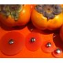 Resin Buttons - Persimmon