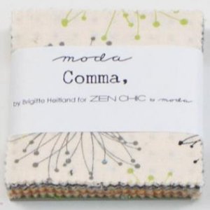 Zen Chic Comma Precuts Fabric - Mini Charm Pack