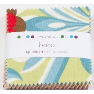 Urban Chiks Boho Precuts Fabric - Mini Charm Pack