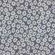 Me and My Sister Shades of Black - Mini Flowers - Grey (22164 33) Fabric photo