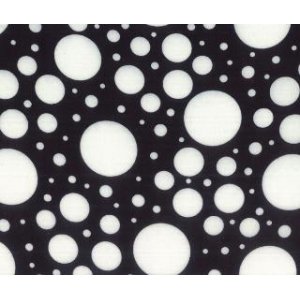 Me and My Sister Shades of Black Fabric - Tickle Dot - Black (22195 32)