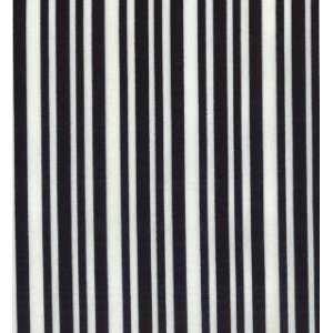 Me and My Sister Shades of Black Fabric - Laughing Stripes - White/Black (22196 34)