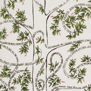Valori Wells Wish Fabric - Wishing Tree - Patience