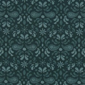 AdornIt Basic Fabric - Paisley Damask - Blue