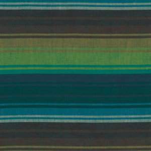 Kaffe Fassett Woven Stripe Fabric - Exotic Stripe - Emerald