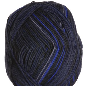 Regia Black and Blue Color 4ply Yarn - 8832 Pacific