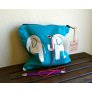 Top Shelf Totes Yarn Pop - Single - Turquoise Elephants Accessories photo