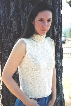 Knitting Pure and Simple Summer Sweater Patterns - 212 - Turtleneck Shell Pattern