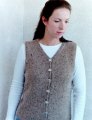 Knitting Pure and Simple Summer Sweater Patterns - 995 - Basic Cardigan Vest for Women Patterns photo