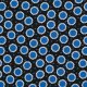 Jane Sassaman Wild Child - Delirious Dots - Blue Fabric photo