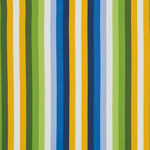 Jane Sassaman Wild Child Fabric - Sassy Stripe - Blue