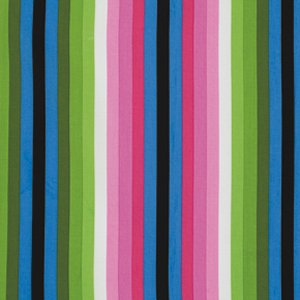Jane Sassaman Wild Child Fabric - Sassy Stripe - Pink