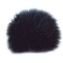 Universal Yarns Luxury Fur Pom-Pom - 101-01 Black (Discontinued) Accessories photo
