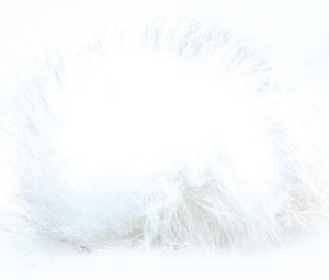 Universal Yarns Luxury Fur Pom-Pom - 101-02 White (Discontinued)