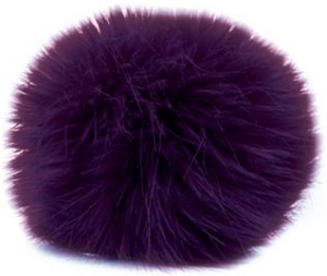 Universal Yarns Luxury Fur Pom-Pom - 103-08 Purple