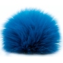 Universal Yarns Luxury Fur Pom-Pom - 103-09 Blue Accessories photo