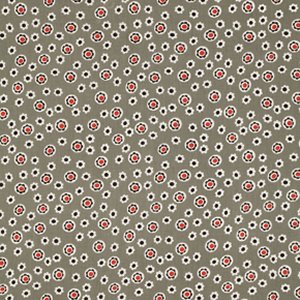 Denyse Schmidt Florence Fabric - Marcia Floral - Taupe