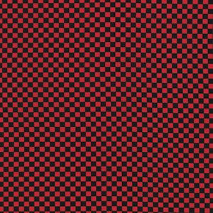 Luella Doss Fowl Play Fabric - Small Check - Red